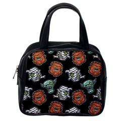 Pattern Halloween Werewolf Mummy Vampire Icreate Classic Handbags (one Side) by iCreate