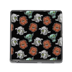 Pattern Halloween Werewolf Mummy Vampire Icreate Memory Card Reader (square) by iCreate