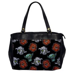 Pattern Halloween Werewolf Mummy Vampire Icreate Office Handbags by iCreate