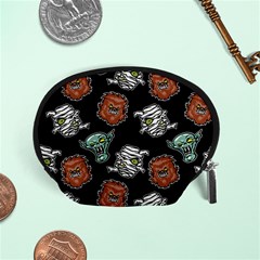 Pattern Halloween Werewolf Mummy Vampire Icreate Accessory Pouches (small)  by iCreate