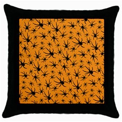 Pattern Halloween Black Spider Icreate Throw Pillow Case (black) by iCreate