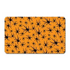 Pattern Halloween Black Spider Icreate Magnet (rectangular) by iCreate