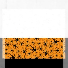 Pattern Halloween Black Spider Icreate Rectangular Jigsaw Puzzl by iCreate