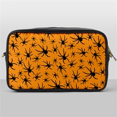 Pattern Halloween Black Spider Icreate Toiletries Bags by iCreate