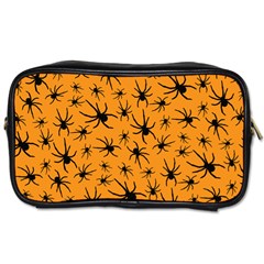 Pattern Halloween Black Spider Icreate Toiletries Bags 2-side by iCreate