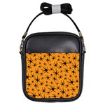 Pattern Halloween Black Spider iCreate Girls Sling Bags Front