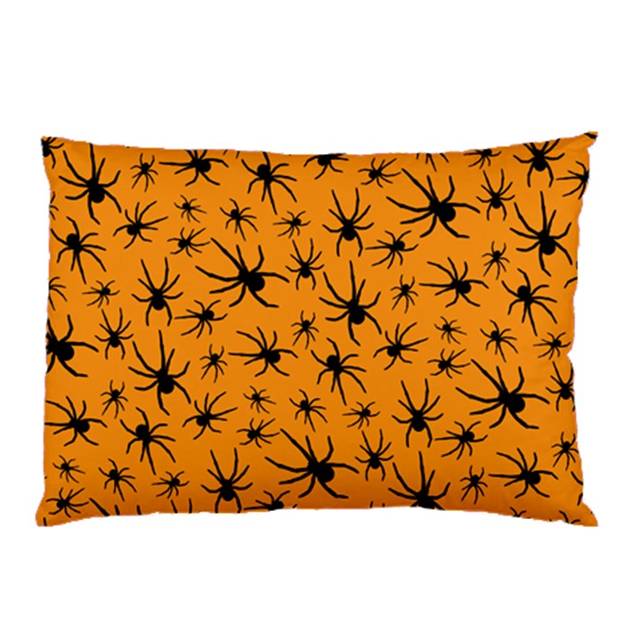 Pattern Halloween Black Spider iCreate Pillow Case (Two Sides)