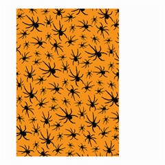 Pattern Halloween Black Spider Icreate Small Garden Flag (two Sides) by iCreate