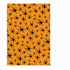 Pattern Halloween Black Spider Icreate Large Garden Flag (two Sides) by iCreate