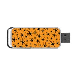 Pattern Halloween Black Spider Icreate Portable Usb Flash (one Side) by iCreate