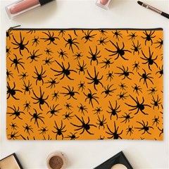 Pattern Halloween Black Spider Icreate Cosmetic Bag (xxxl)  by iCreate