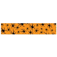 Pattern Halloween Black Spider Icreate Flano Scarf (small)