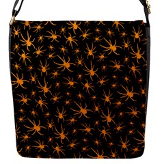 Halloween Spiders Flap Messenger Bag (s) by iCreate