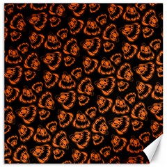 Pattern Halloween Jackolantern Canvas 12  X 12   by iCreate