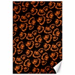 Pattern Halloween Jackolantern Canvas 12  x 18   11.88 x17.36  Canvas - 1