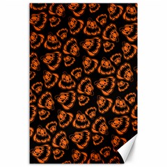 Pattern Halloween Jackolantern Canvas 24  X 36  by iCreate