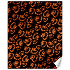 Pattern Halloween Jackolantern Canvas 11  X 14   by iCreate