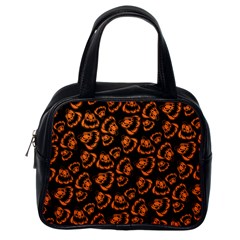 Pattern Halloween Jackolantern Classic Handbags (one Side)