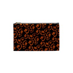 Pattern Halloween Jackolantern Cosmetic Bag (small)  by iCreate