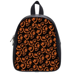 Pattern Halloween Jackolantern School Bag (small) by iCreate