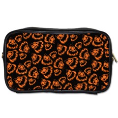 Pattern Halloween Jackolantern Toiletries Bags 2-side by iCreate