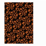 Pattern Halloween Jackolantern Small Garden Flag (Two Sides) Front