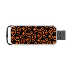 Pattern Halloween Jackolantern Portable Usb Flash (one Side) by iCreate