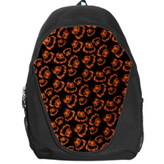 Pattern Halloween Jackolantern Backpack Bag by iCreate