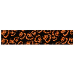 Pattern Halloween Jackolantern Flano Scarf (small)