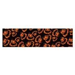 Pattern Halloween Jackolantern Satin Scarf (oblong) by iCreate