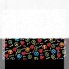 Pattern Halloween Peacelovevampires  Icreate Rectangular Jigsaw Puzzl