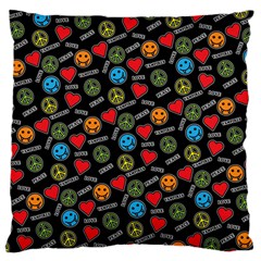 Pattern Halloween Peacelovevampires  Icreate Standard Flano Cushion Case (One Side)