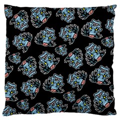 Pattern Halloween Zombies Brains Large Cushion Case (Two Sides)