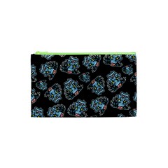 Pattern Halloween Zombies Brains Cosmetic Bag (XS)