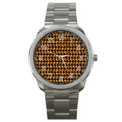 Halloween Color Skull Heads Sport Metal Watch by iCreate