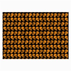 Halloween Color Skull Heads Large Glasses Cloth (2-side) by iCreate