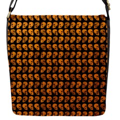 Halloween Color Skull Heads Flap Messenger Bag (s) by iCreate