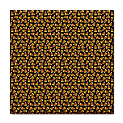 Pattern Halloween Candy Corn   Tile Coasters