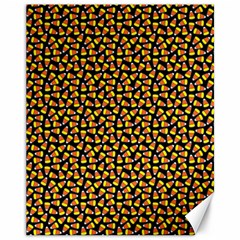 Pattern Halloween Candy Corn   Canvas 11  X 14   by iCreate