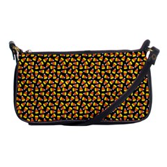 Pattern Halloween Candy Corn   Shoulder Clutch Bags