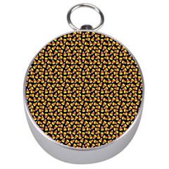 Pattern Halloween Candy Corn   Silver Compasses