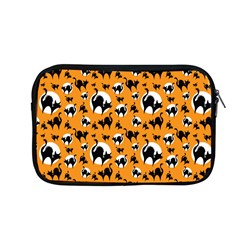 Pattern Halloween Black Cat Hissing Apple Macbook Pro 13  Zipper Case by iCreate