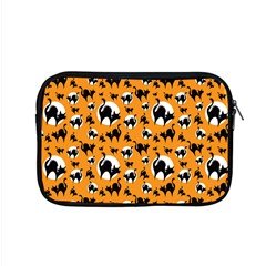 Pattern Halloween Black Cat Hissing Apple Macbook Pro 15  Zipper Case by iCreate