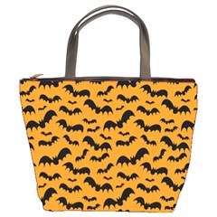 Pattern Halloween Bats  Icreate Bucket Bags by iCreate