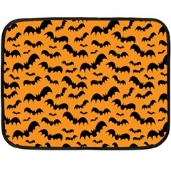 Pattern Halloween Bats  Icreate Fleece Blanket (mini) by iCreate