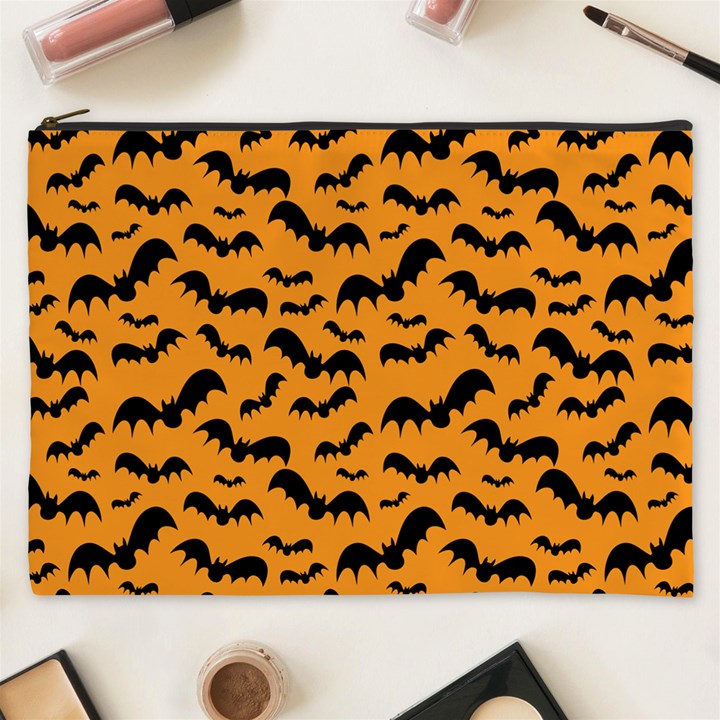 Pattern Halloween Bats  Icreate Cosmetic Bag (XXXL) 