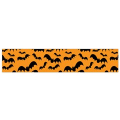 Pattern Halloween Bats  Icreate Flano Scarf (small) by iCreate