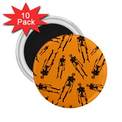 Halloween Skeletons  2 25  Magnets (10 Pack)  by iCreate