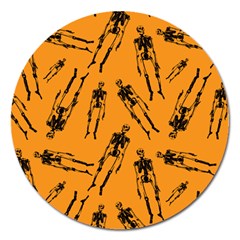 Halloween Skeletons  Magnet 5  (round) by iCreate