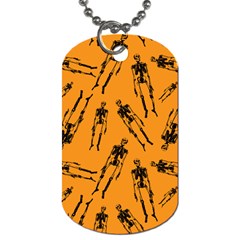 Halloween Skeletons  Dog Tag (One Side)